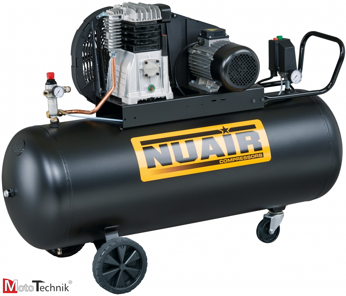 NUAIR B3800B/200 CM3 Kompresor tłokowy (2,2 kW; 200L) 36LA504NUB017
