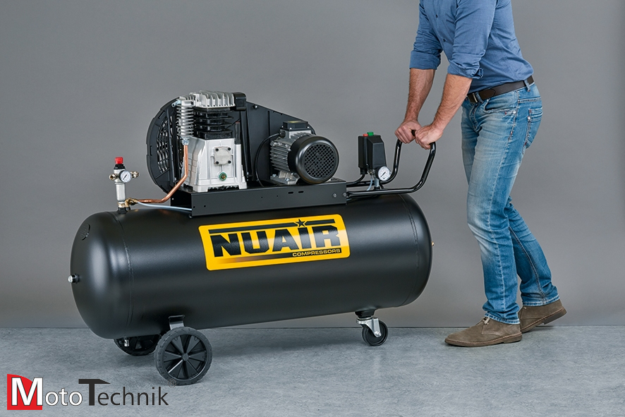 NUAIR B3800B/200 CT4 Kompresor tłokowy (3,0 kW; 100L) 36FA601NUB036
