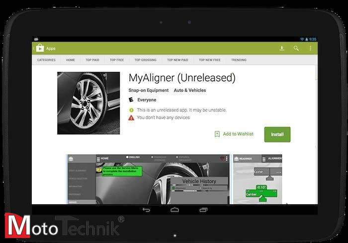 Urządzenie do Geometrii HOFMANN Geoliner ® 630 TILT 3D