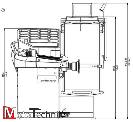 Wyważarka HOFMANN Geodyna ® 7700 L geoTOUCH