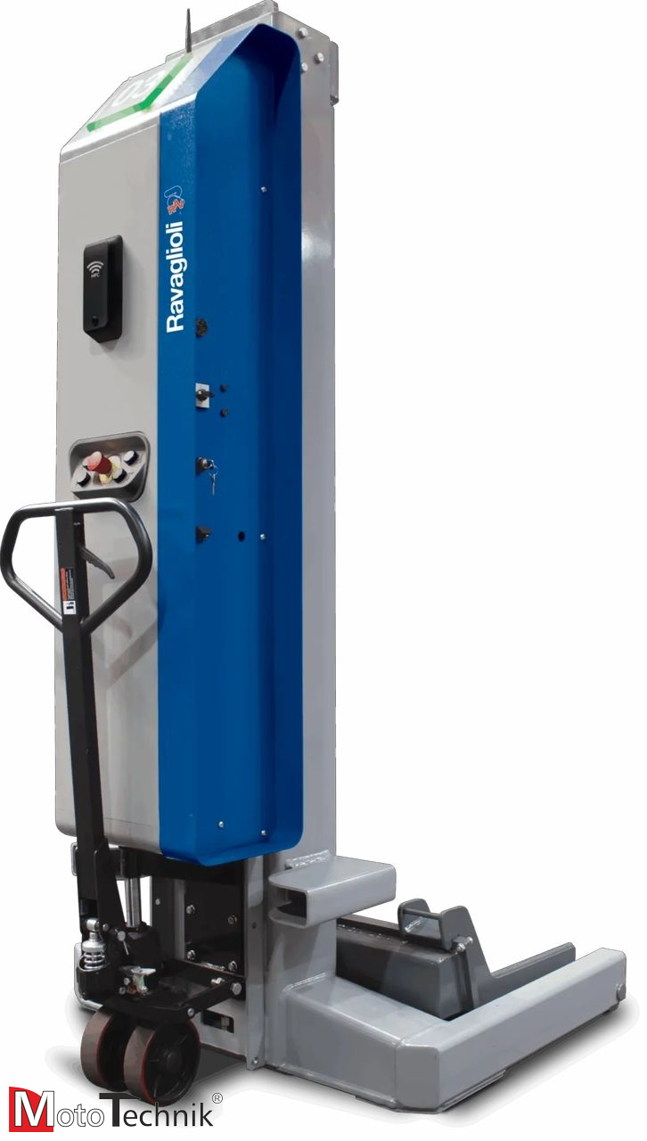 Kolumny mobilne RAVAGLIOLI Alpha Seria 4-7.5 - zestaw 4 kolumn elektrohydraulicznych mobilnych (do wewnątrz)