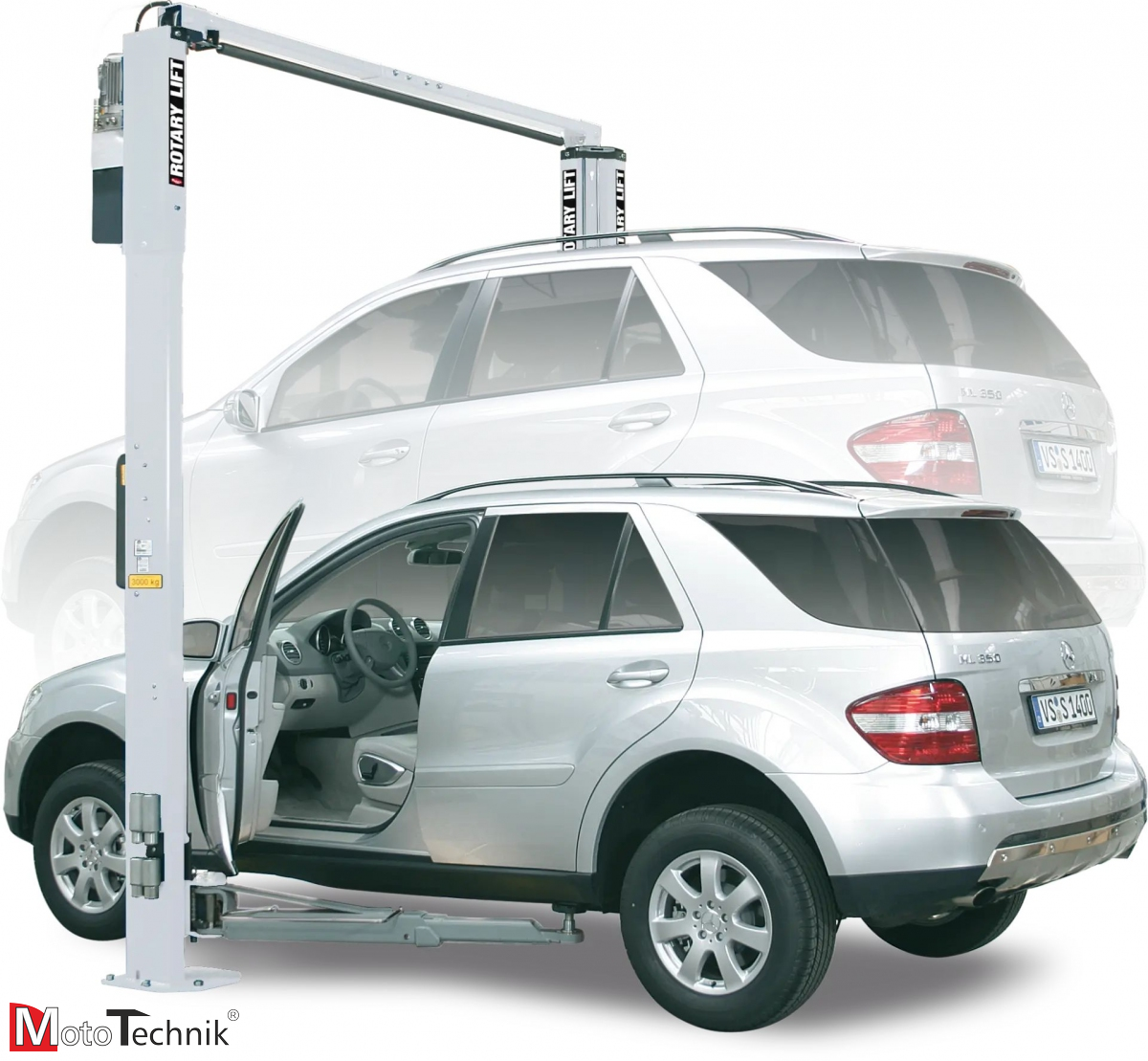 Podnośnik hydrauliczny 2-kolumnowy ROTARY SPOA3TS-5SC-EH2 (3,5 t.) sport cars